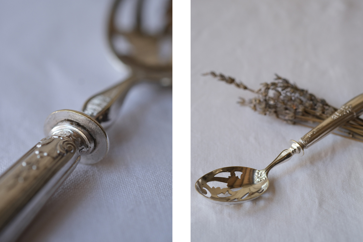 B25-1 フランス アンティーク ミネルヴァ フレンチシルバー 透かしの